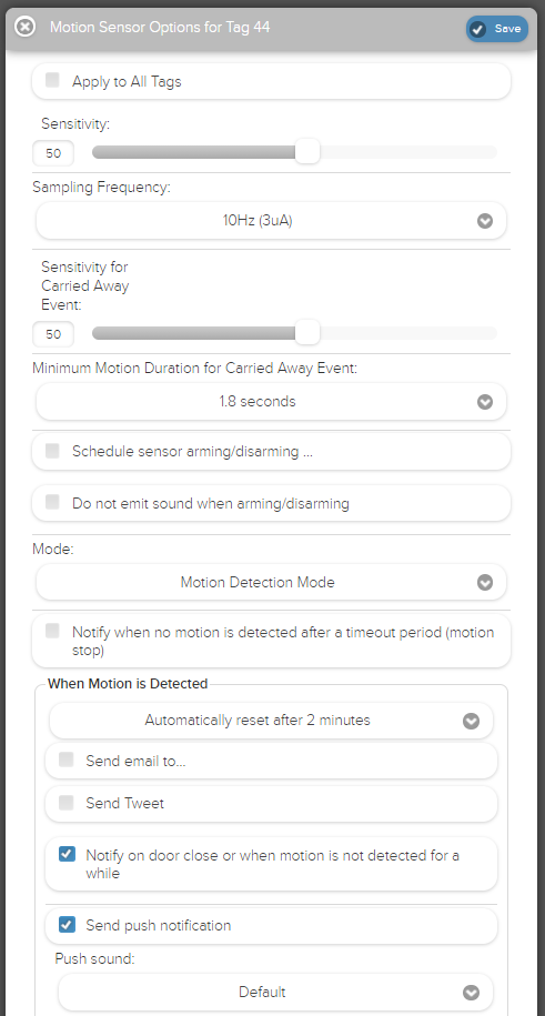 Wireless Sensor Tag (Accelerometer Based) | Wireless Sensor Tags